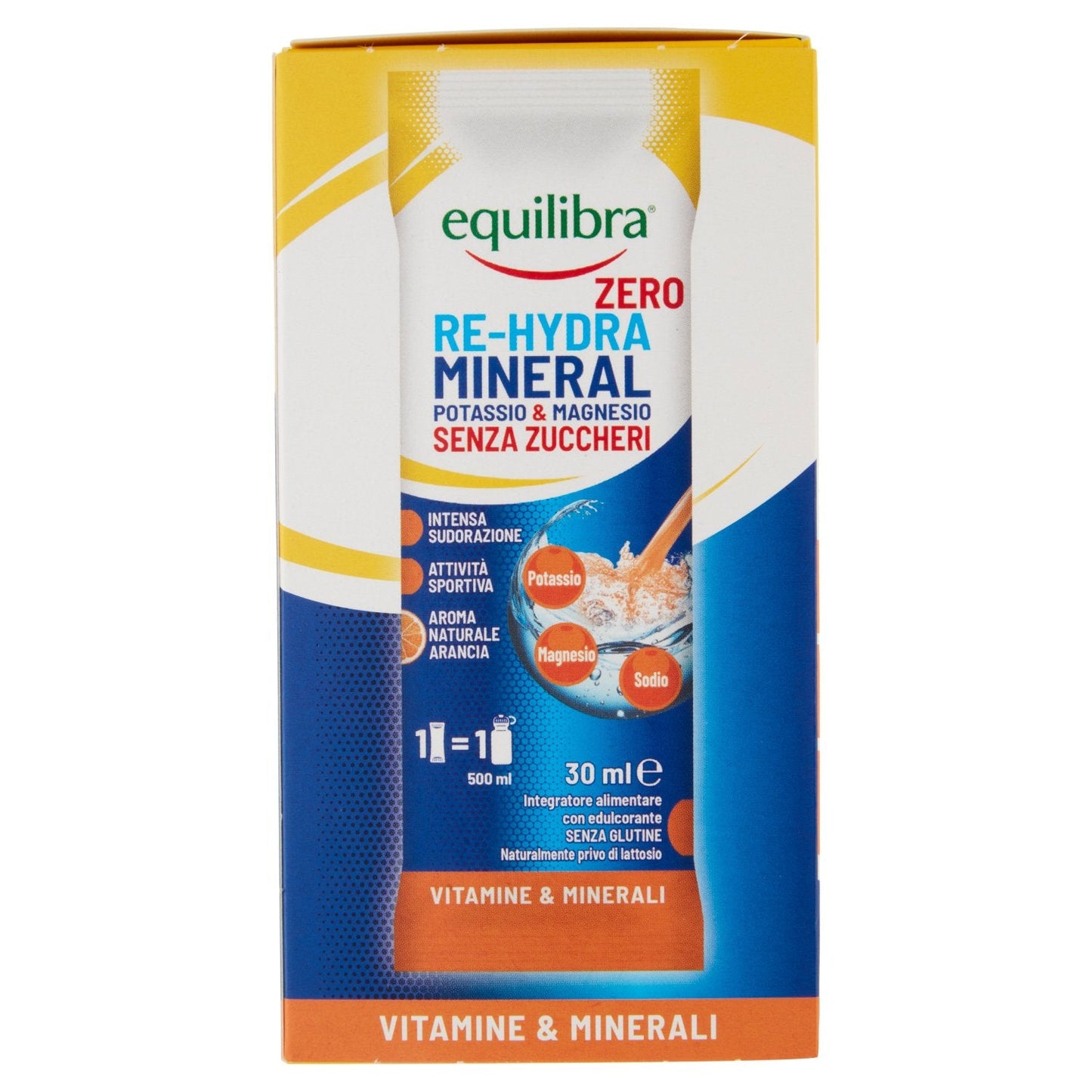 Potassio & Magnesio Re-Hydra Mineral ZERO in stick per il reintegro dei sali minerali