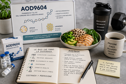 AOD9604: cosa sappiamo sul metabolismo umano