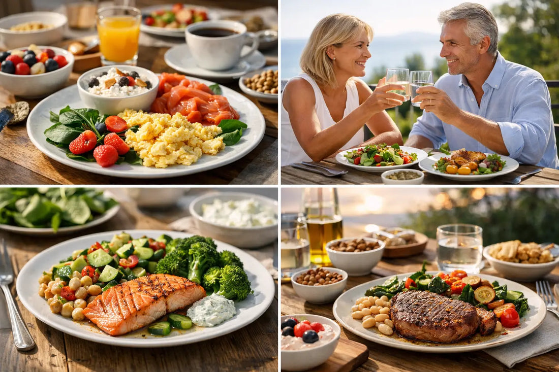 Esempio menu proteico mediterraneo per un giorno