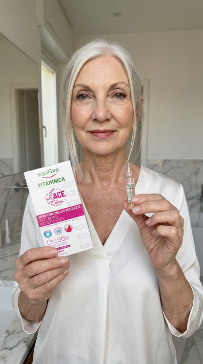 Siero Viso Collo e Décolleté Anti-aging Vitaminica