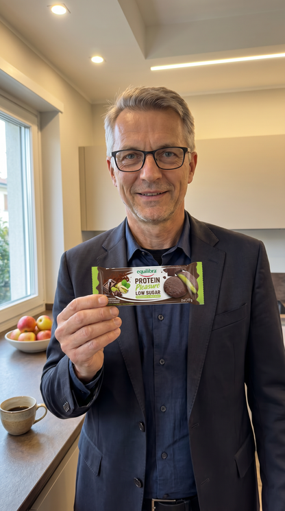 Dobloni Protein Pleasure al gusto Pistacchio e Cioccolato Fondente con crema proteica e a basso contenuto di zuccheri