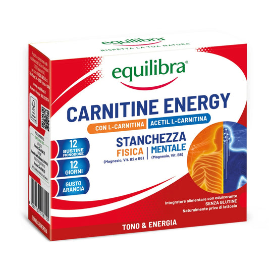 Carnitine Energy per stanchezza fisica e mentale
12 bustine