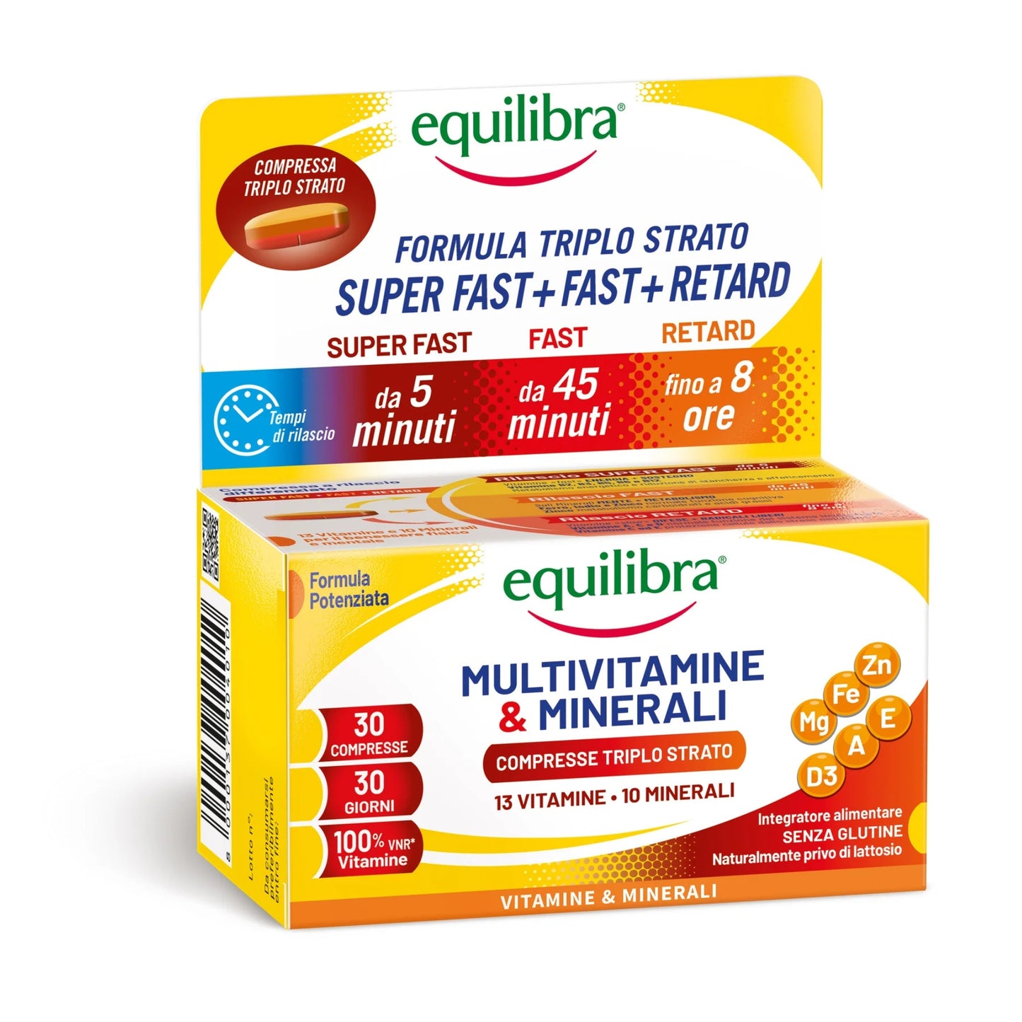 Multivitamine e Minerali compresse triplo strato