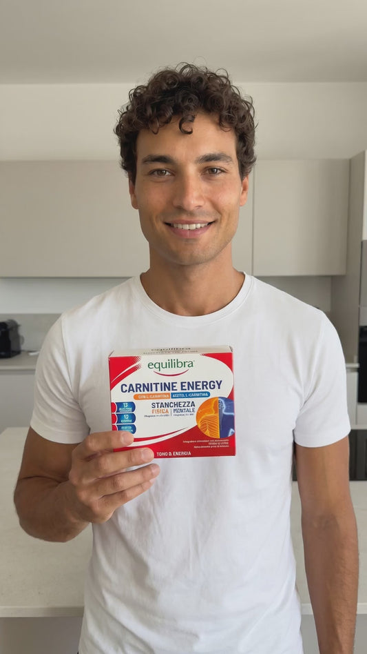 Carnitine Energy per stanchezza fisica e mentale
12 bustine