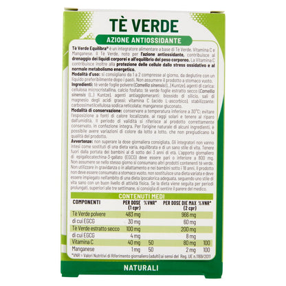 Tè Verde ad azione antiossidante