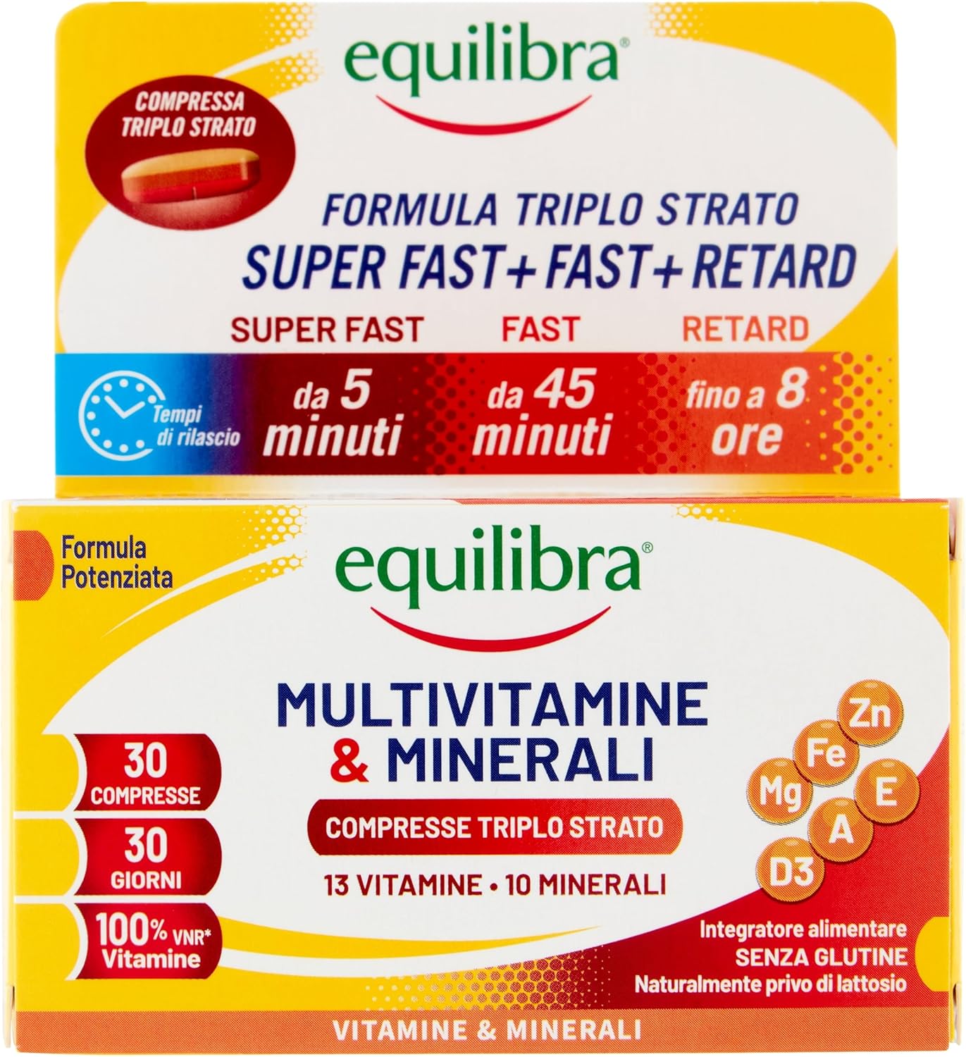Multivitamine e Minerali compresse triplo strato