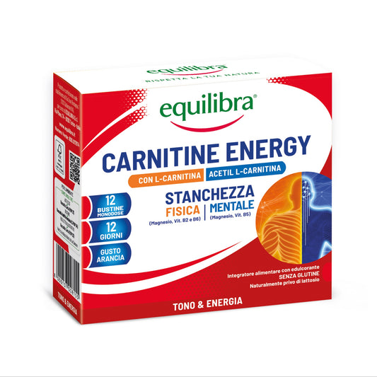 Carnitine Energy per stanchezza fisica e mentale
12 bustine