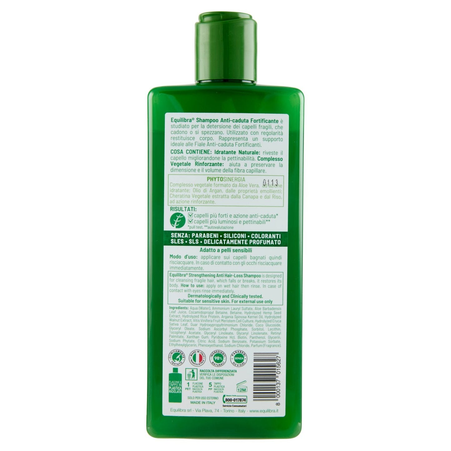 Equilibra® Shampoo Anti-caduta Fortificante