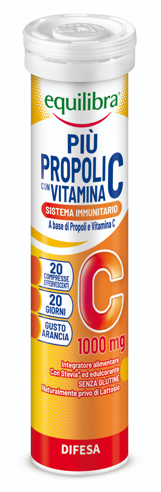 Più Propoli con Vitamina C per il sistema immunitario
20 compresse effervescenti