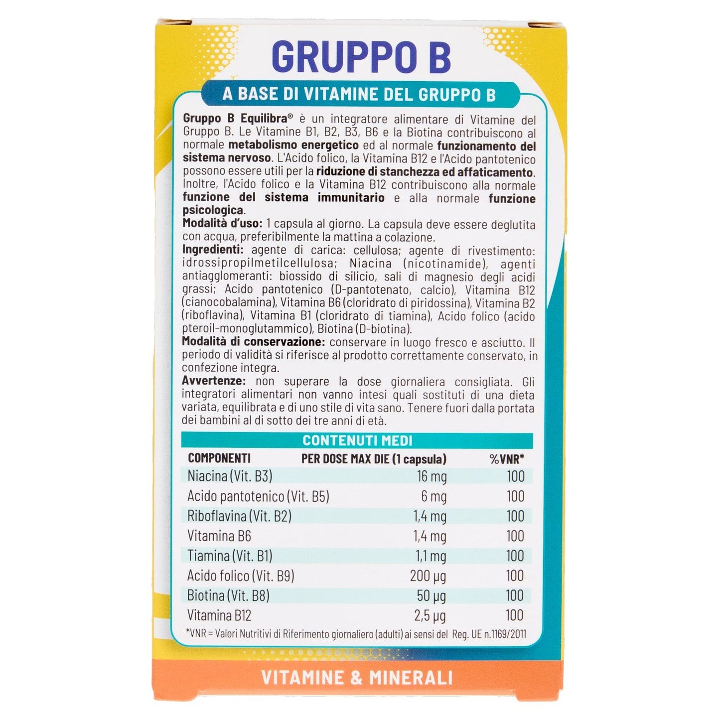Gruppo B
30 capsule