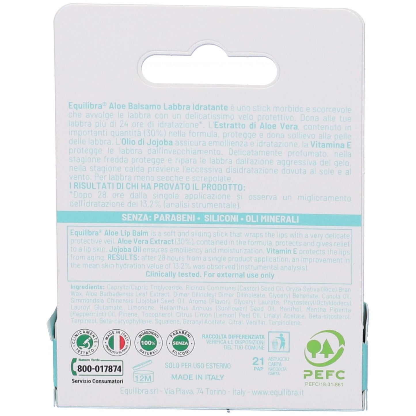 Stick Labbra Aloe
