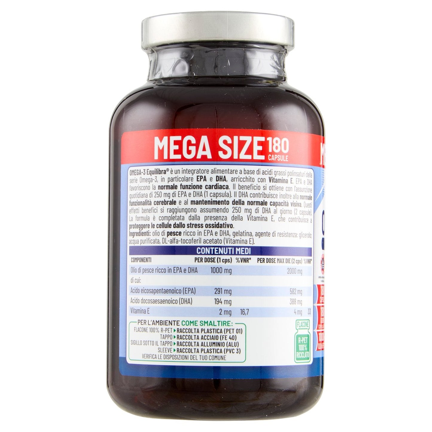 OMEGA 3 Mega Size Scorta 6 mesi