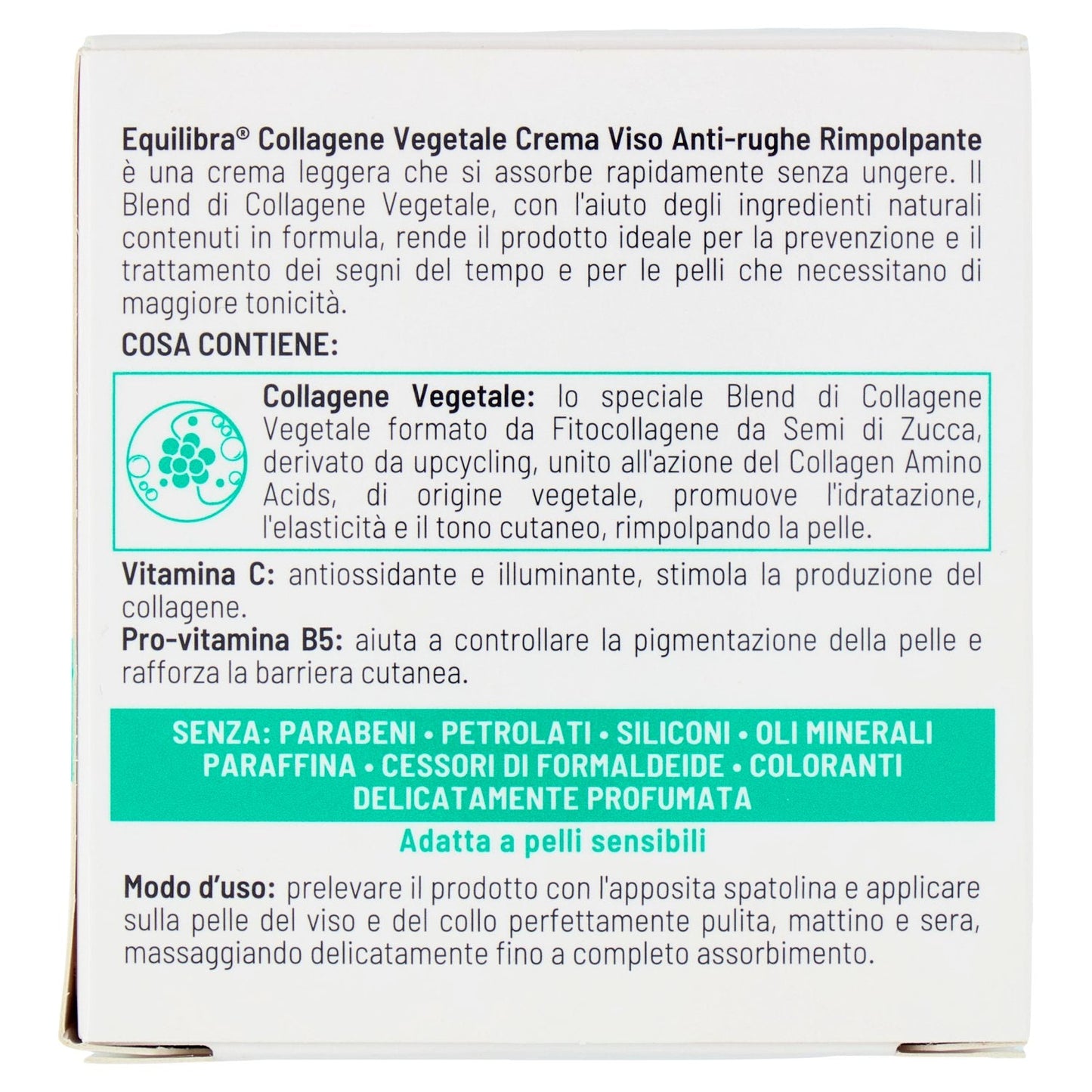 Crema Viso Collagene Vegetale
50 ml