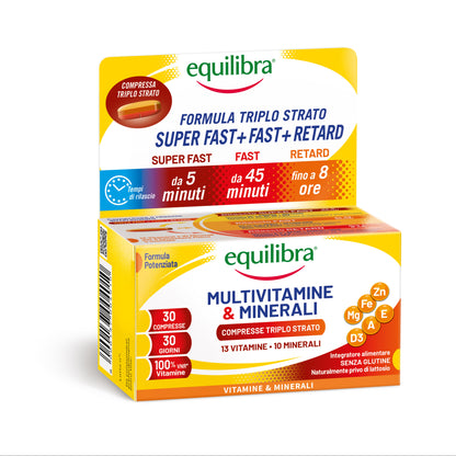 Multivitamine e Minerali compresse triplo strato