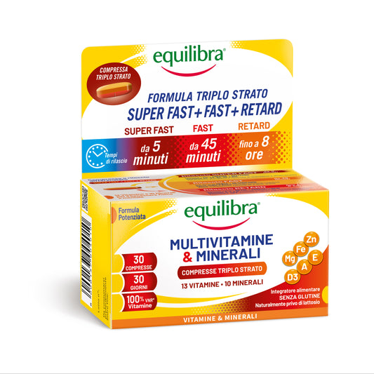 Multivitamine e Minerali compresse triplo strato