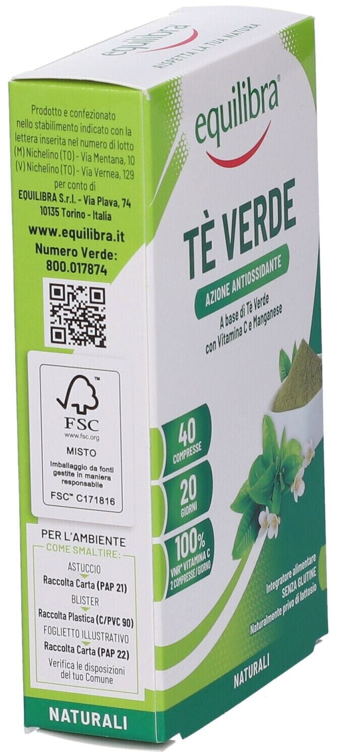Tè Verde ad azione antiossidante