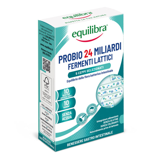 Probio 24 Miliardi fermenti lattici
10 bustine orosolubili